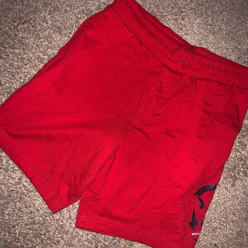 Red Michael Kors Shorts